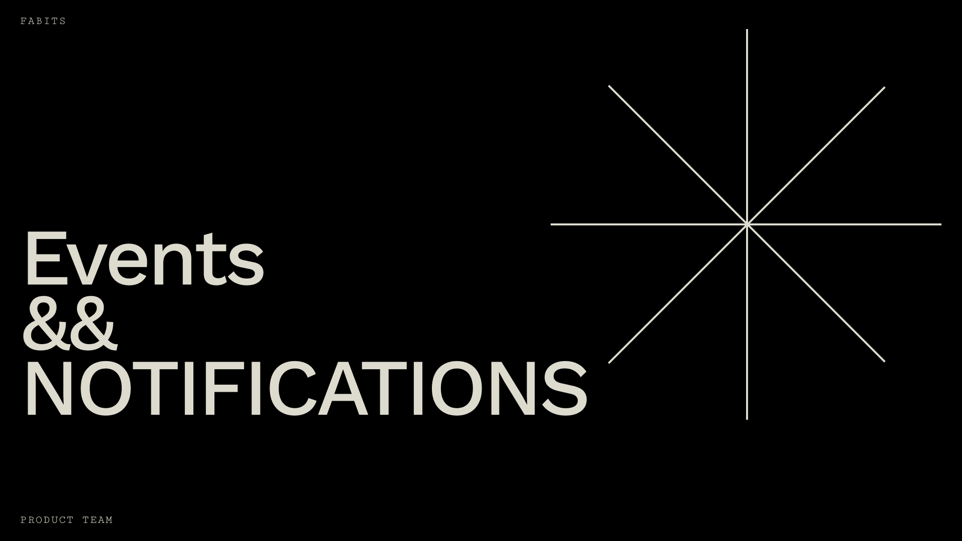 Events & Notifications